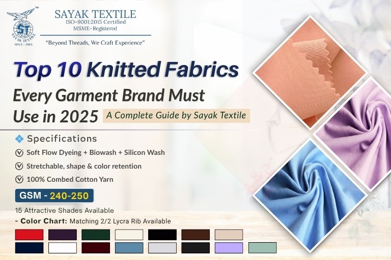 Top 10 Knitted Fabrics Every Garment Brand